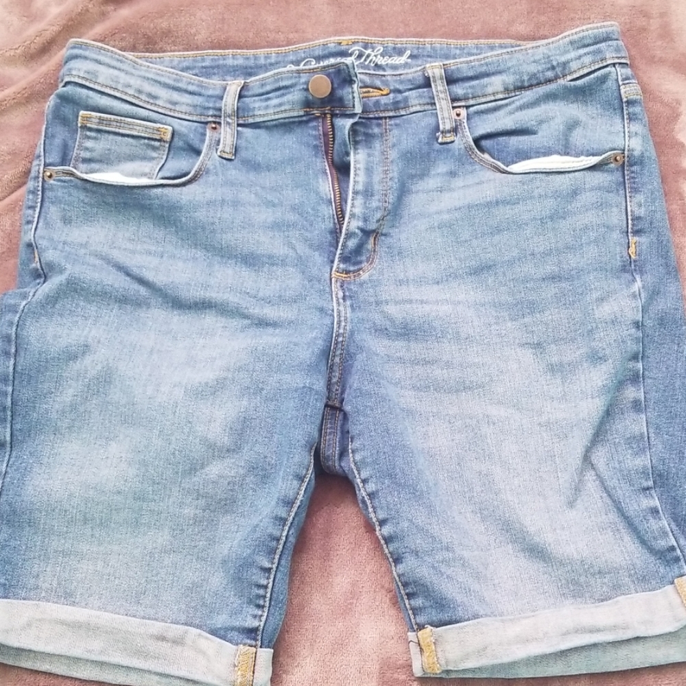 Denim shorts